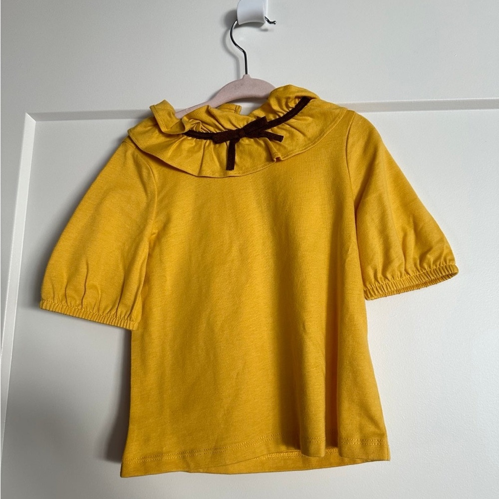 NWT Janie and Jack Yellow Shirt